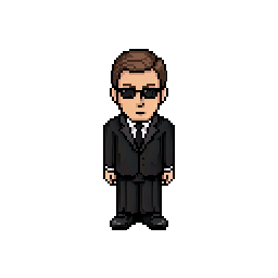 the agent, on the floor